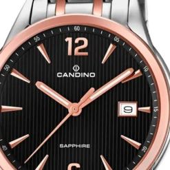 Candino Herren-Uhr Edelstahl silber roségold C4616/3 Quarz Klassisch UC4616/3