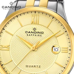 Candino Herrenuhr Edelstahl silber gold Candino Classic Armbanduhr UC4706/A