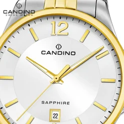 Candino Herrenuhr Edelstahl silber gold Candino Classic Armbanduhr UC4763/1