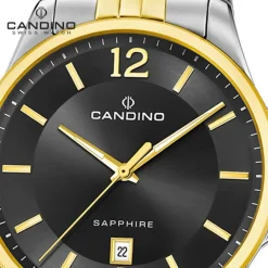 Candino Herrenuhr Edelstahl silber gold Candino Classic Armbanduhr UC4763/4