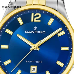 Candino Herrenuhr Edelstahl silber gold Candino Classic Armbanduhr UC4765/2