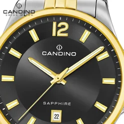 Candino Herrenuhr Edelstahl silber gold Candino Classic Armbanduhr UC4765/4