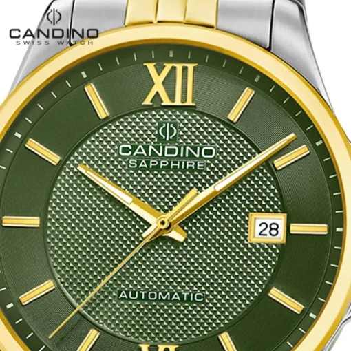 Candino Herrenuhr Edelstahl silber gold Candino Automatik Armbanduhr UC4769/3