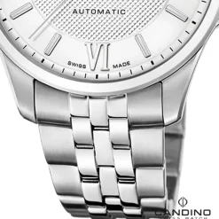 Candino Herrenuhr Edelstahl silber Candino Automatik Armbanduhr UC4768/1