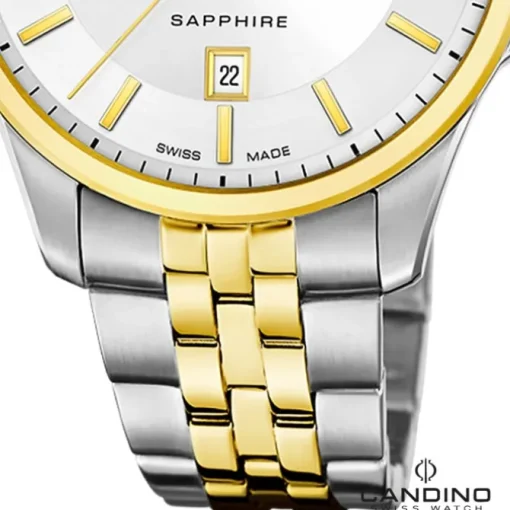 Candino Herrenuhr Edelstahl silber gold Candino Classic Armbanduhr UC4763/1