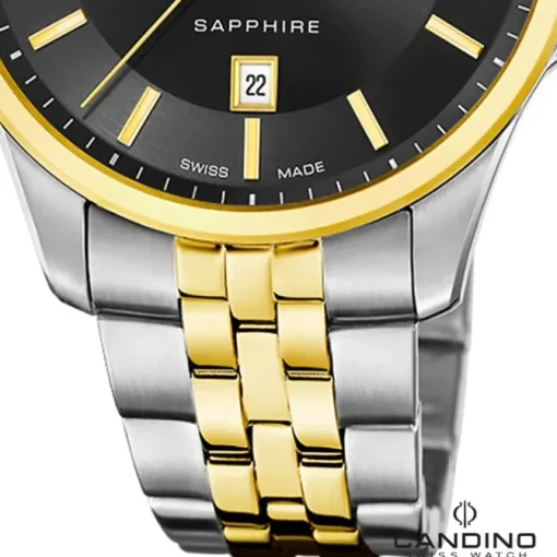 Candino Herrenuhr Edelstahl silber gold Candino Classic Armbanduhr UC4763/4
