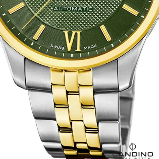 Candino Herrenuhr Edelstahl silber gold Candino Automatik Armbanduhr UC4769/3