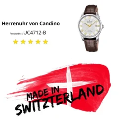 Candino Herrenuhr Edelstahl braun Candino Classic Armbanduhr UC4712/B