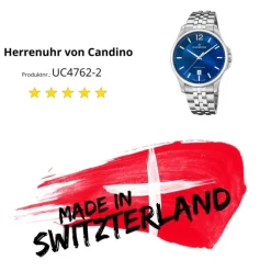 Candino Herrenuhr Edelstahl silber Candino Classic Armbanduhr UC4762/2