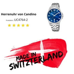 Candino Herrenuhr Edelstahl silber Candino Classic Armbanduhr UC4764/2