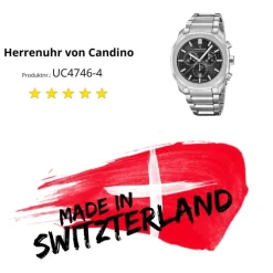 Candino Herrenuhr Edelstahl silber Candino Sport Armbanduhr UC4746/4