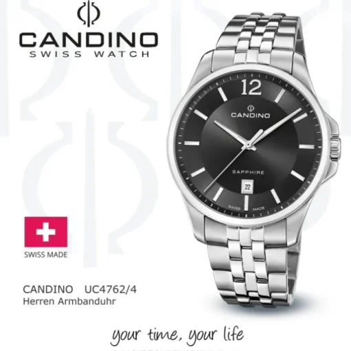 Candino Herrenuhr Edelstahl silber Candino Classic Armbanduhr UC4762/4