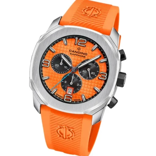 Candino Herrenuhr Kautschuk orange Candino Sport Armbanduhr UC4774/2