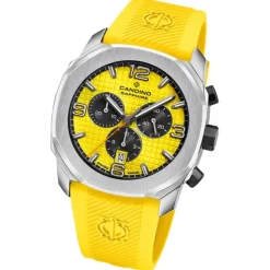 Candino Herrenuhr Kautschuk gelb Candino Sport Armbanduhr UC4774/1