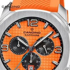 Candino Herrenuhr Kautschuk orange Candino Sport Armbanduhr UC4774/2