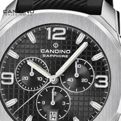 Candino Herrenuhr Kautschuk schwarz Candino Sport Armbanduhr UC4774/6