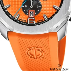 Candino Herrenuhr Kautschuk orange Candino Sport Armbanduhr UC4774/2