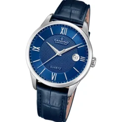 Candino Herrenuhr Leder blau Candino Classic Armbanduhr UC4707/B