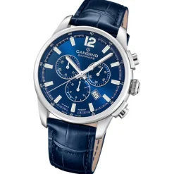 Candino Herrenuhr Leder blau Candino Sport Armbanduhr UC4745/2