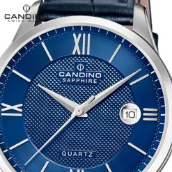 Candino Herrenuhr Leder blau Candino Classic Armbanduhr UC4707/B