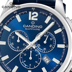 Candino Herrenuhr Leder blau Candino Sport Armbanduhr UC4745/2
