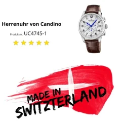 Candino Herrenuhr Leder braun Candino Sport Armbanduhr UC4745/1