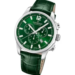 Candino Herrenuhr Leder grün Candino Sport Armbanduhr UC4745/3