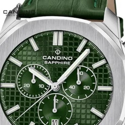Candino Herrenuhr Leder grün Candino Sport Armbanduhr UC4747/3