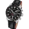 Candino Herrenuhr Leder schwarz Candino Sport Armbanduhr UC4758/4