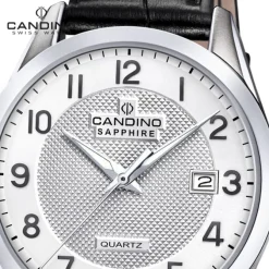 Candino Herrenuhr Leder schwarz Candino Classic Armbanduhr UC4710/A