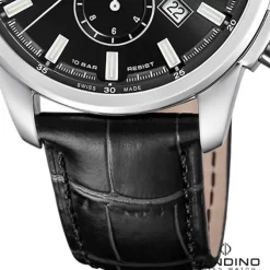 Candino Herrenuhr Leder schwarz Candino Sport Armbanduhr UC4745/6