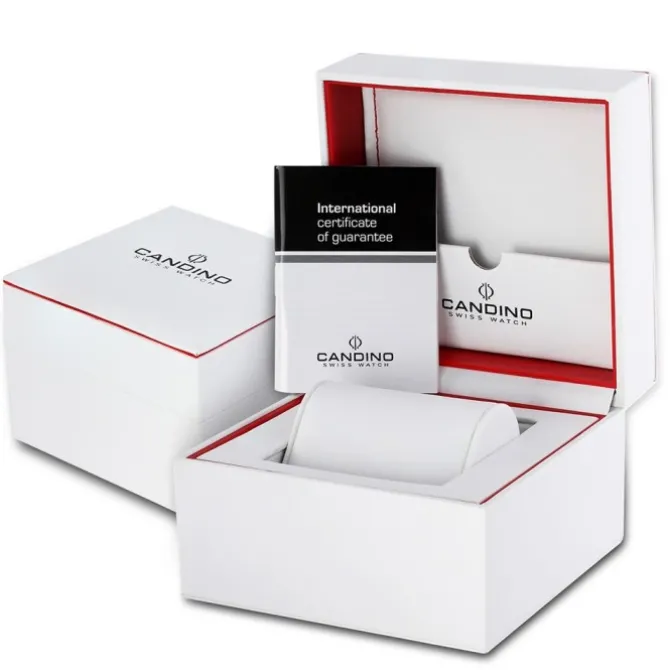 Candino Herrenuhr Leder schwarz Candino Sport Armbanduhr UC4745/6