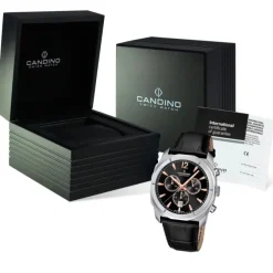 Candino Herrenuhr Sport C4582/6 Armbanduhr Edelstahl schwarz UC4582/6