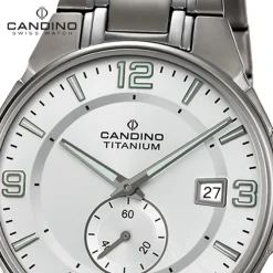 Candino Herrenuhr Titan grau Candino Classic Armbanduhr UC4604/A
