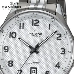 Candino Herrenuhr Titan grau Candino Classic Armbanduhr UC4606/1