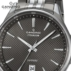 Candino Herrenuhr Titan grau Candino Classic Armbanduhr UC4606/3