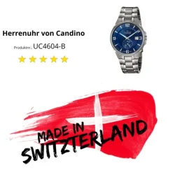 Candino Herrenuhr Titan grau Candino Classic Armbanduhr UC4604/B