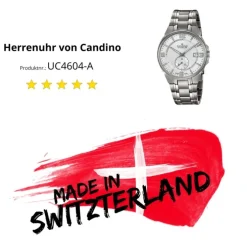 Candino Herrenuhr Titan grau Candino Classic Armbanduhr UC4604/A