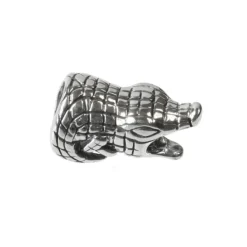 Carlo Biagi Bead Alligator Silber European Beads BBS225