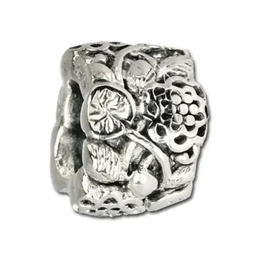 Carlo Biagi Bead Blumenranke 925 Silber European Beads BBS323