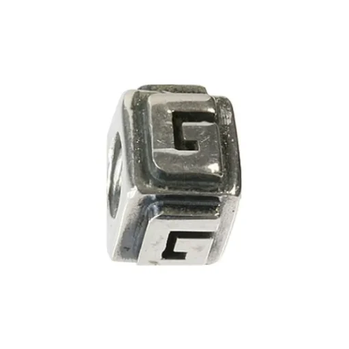 Carlo Biagi Bead Buchstabe G Silber European Beads BLPG