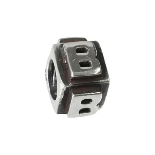 Carlo Biagi Bead Buchstabe B Silber European Beads BLPB