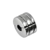 Carlo Biagi Bead Clip 3 Ring Silber European Beads BSFC08