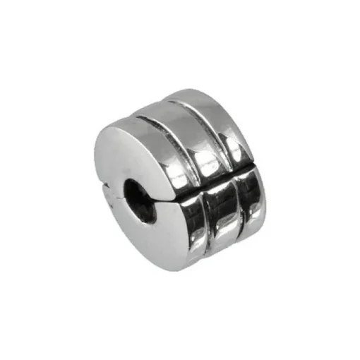 Carlo Biagi Bead Clip 3 Ring Silber European Beads BSFC08