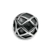 Carlo Biagi Bead Gitterdekor Silber European Beads BBS062