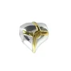 Carlo Biagi Bead Herz Silber Bicol European Beads BTT09