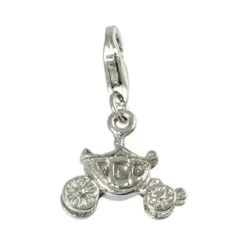 Carlo Biagi Charm Anhänger Kutsche 925 Silber CSS06