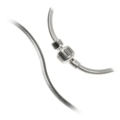 Carlo Biagi 22cm Clip Logo Bead Armband Silber mit extra Clip BRCS22