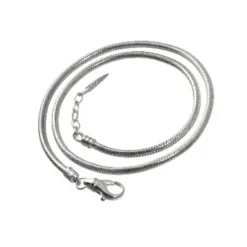 Carlo Biagi 43cm Karabiner Bead Halskette 925 BNLEX43
