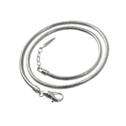 Carlo Biagi 43cm Karabiner Bead Halskette 925 BNLEX43